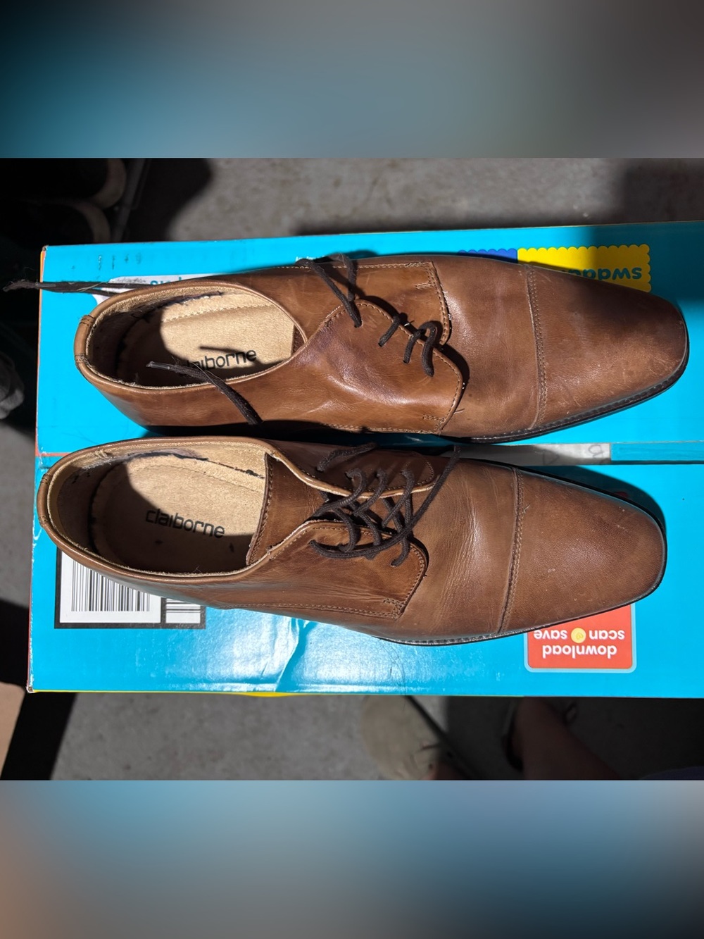 Men’s Brown Leather Dress Shoes - Lace-Up Oxfords